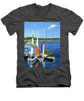 Chatham Harbor Boats Chatham Cape Cod Massachusetts - Men's V-Neck T-Shirt