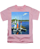 Chatham Harbor Boats Chatham Cape Cod Massachusetts - Kids T-Shirt