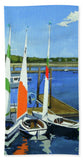 Chatham Harbor Boats Chatham Cape Cod Massachusetts - Beach Towel