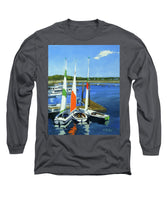Chatham Harbor Boats Chatham Cape Cod Massachusetts - Long Sleeve T-Shirt