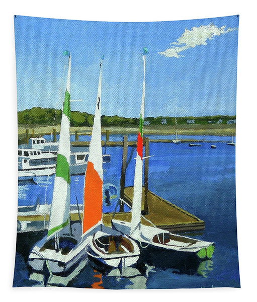 Chatham Harbor Boats Chatham Cape Cod Massachusetts - Tapestry