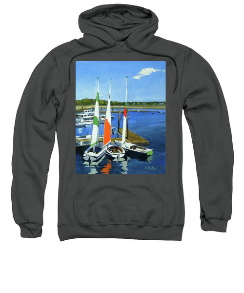 Chatham Harbor Boats Chatham Cape Cod Massachusetts - Sweatshirt