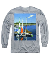 Chatham Harbor Boats Chatham Cape Cod Massachusetts - Long Sleeve T-Shirt