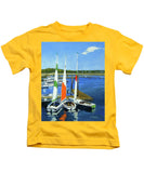 Chatham Harbor Boats Chatham Cape Cod Massachusetts - Kids T-Shirt