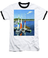Chatham Harbor Boats Chatham Cape Cod Massachusetts - Baseball T-Shirt