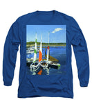 Chatham Harbor Boats Chatham Cape Cod Massachusetts - Long Sleeve T-Shirt