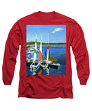 Chatham Harbor Boats Chatham Cape Cod Massachusetts - Long Sleeve T-Shirt