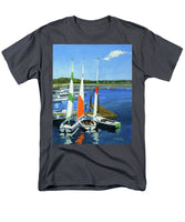 Chatham Harbor Boats Chatham Cape Cod Massachusetts - Men's T-Shirt  (Regular Fit)