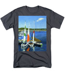 Chatham Harbor Boats Chatham Cape Cod Massachusetts - Men's T-Shirt  (Regular Fit)