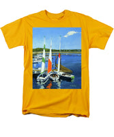 Chatham Harbor Boats Chatham Cape Cod Massachusetts - Men's T-Shirt  (Regular Fit)