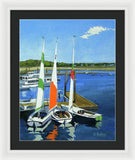 Chatham Harbor Boats Chatham Cape Cod Massachusetts - Framed Print
