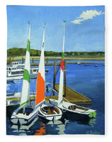 Chatham Harbor Boats Chatham Cape Cod Massachusetts - Blanket