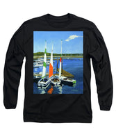 Chatham Harbor Boats Chatham Cape Cod Massachusetts - Long Sleeve T-Shirt