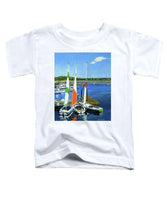 Chatham Harbor Boats Chatham Cape Cod Massachusetts - Toddler T-Shirt