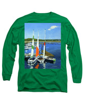 Chatham Harbor Boats Chatham Cape Cod Massachusetts - Long Sleeve T-Shirt