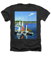 Chatham Harbor Boats Chatham Cape Cod Massachusetts - Heathers T-Shirt