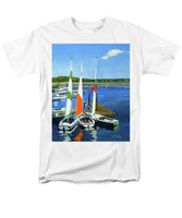 Chatham Harbor Boats Chatham Cape Cod Massachusetts - Men's T-Shirt  (Regular Fit)