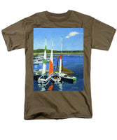 Chatham Harbor Boats Chatham Cape Cod Massachusetts - Men's T-Shirt  (Regular Fit)