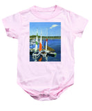 Chatham Harbor Boats Chatham Cape Cod Massachusetts - Baby Onesie