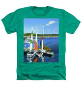 Chatham Harbor Boats Chatham Cape Cod Massachusetts - Heathers T-Shirt