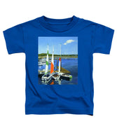 Chatham Harbor Boats Chatham Cape Cod Massachusetts - Toddler T-Shirt