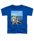 Chatham Harbor Boats Chatham Cape Cod Massachusetts - Toddler T-Shirt