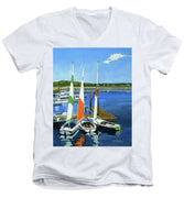 Chatham Harbor Boats Chatham Cape Cod Massachusetts - Men's V-Neck T-Shirt