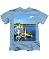 Chatham Harbor Boats Chatham Cape Cod Massachusetts - Kids T-Shirt