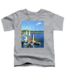 Chatham Harbor Boats Chatham Cape Cod Massachusetts - Toddler T-Shirt