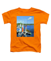 Chatham Harbor Boats Chatham Cape Cod Massachusetts - Toddler T-Shirt