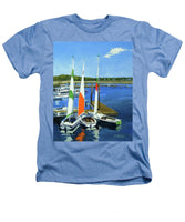 Chatham Harbor Boats Chatham Cape Cod Massachusetts - Heathers T-Shirt