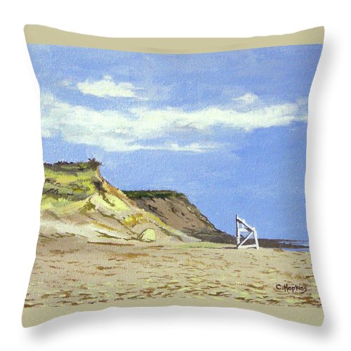 Coast Guard Beach Eastham Cape Cod Massachusetts - Throw Pillow