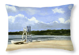Easton's Beach Newport Rhode Island - Throw Pillow