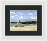 Easton's Beach Newport Rhode Island - Framed Print