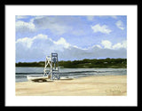 Easton's Beach Newport Rhode Island - Framed Print