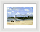 Easton's Beach Newport Rhode Island - Framed Print
