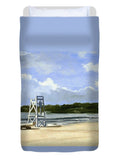 Easton's Beach Newport Rhode Island - Duvet Cover