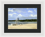 Easton's Beach Newport Rhode Island - Framed Print