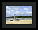 Easton's Beach Newport Rhode Island - Framed Print