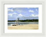 Easton's Beach Newport Rhode Island - Framed Print