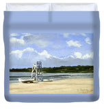 Easton's Beach Newport Rhode Island - Duvet Cover