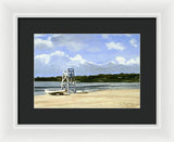Easton's Beach Newport Rhode Island - Framed Print
