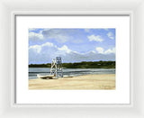 Easton's Beach Newport Rhode Island - Framed Print