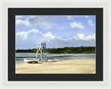 Easton's Beach Newport Rhode Island - Framed Print