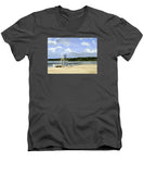 Easton's Beach Newport Rhode Island - Men's V-Neck T-Shirt