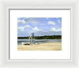 Easton's Beach Newport Rhode Island - Framed Print