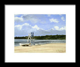 Easton's Beach Newport Rhode Island - Framed Print