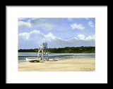 Easton's Beach Newport Rhode Island - Framed Print