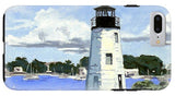 Goat Island Lighthouse Newport Rhode Island - Phone Case