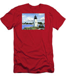 Goat Island Lighthouse Newport Rhode Island - T-Shirt